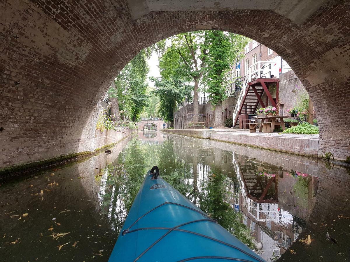 Large Historical Apartment & Canal Terrace Utrecht Exteriér fotografie